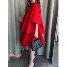 New fashionable Korean style solid color dress HF2210-02-01