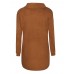 Women Casual Turtleneck Long Sleeve Solid Color Sweaters